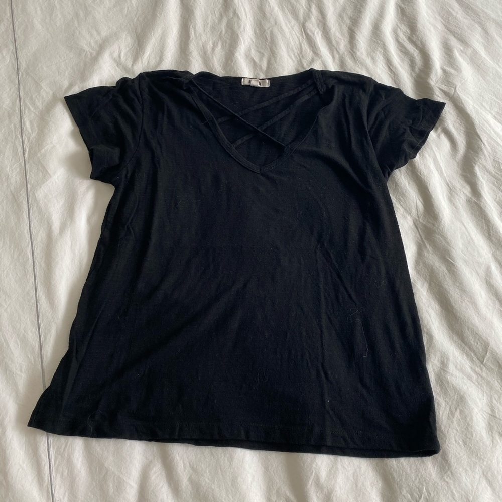 LNA cross cross t shirt